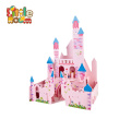 Cutely Designed Pink Beautiful Castle Princess Toys For Kids